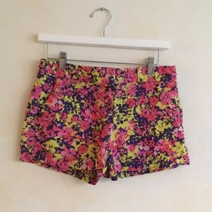 LOFT Tropical Canvas Shorts